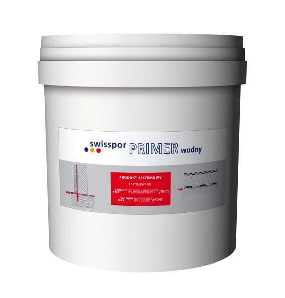 Grunt Swisspor PRIMER wodny 20 l -  emulsja  asfaltowa szybkoschnąca